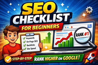 SEO Checklist for Beginners (Step-by-Step Guide to Rank Higher in 2026)