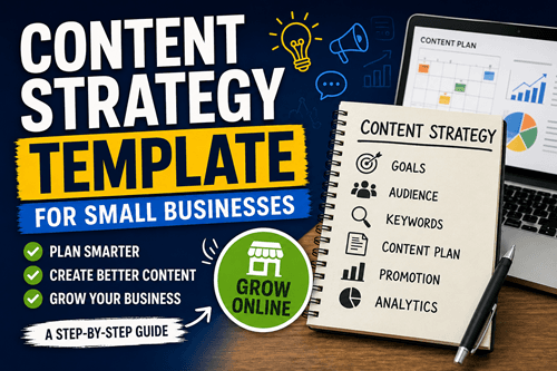 Content Strategy Template for Small Businesses: A Complete Guide to Growing Online